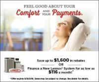 Save up to $1,600 in rebates or finance as low as $116/month